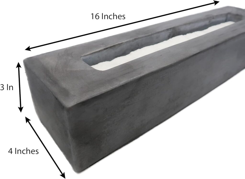 Amazon.com : ROUNDFIRE Large Rectange Classic Tabletop Fire Pit, Portable Fire Pit, Table Top Firepit, Small Table Top Fire Pit Bowl, Fire Pit Tabletop, Mini Fireplace, Ethanol Smores Maker, Indoor Outdoor. : Patio, Lawn Garden
