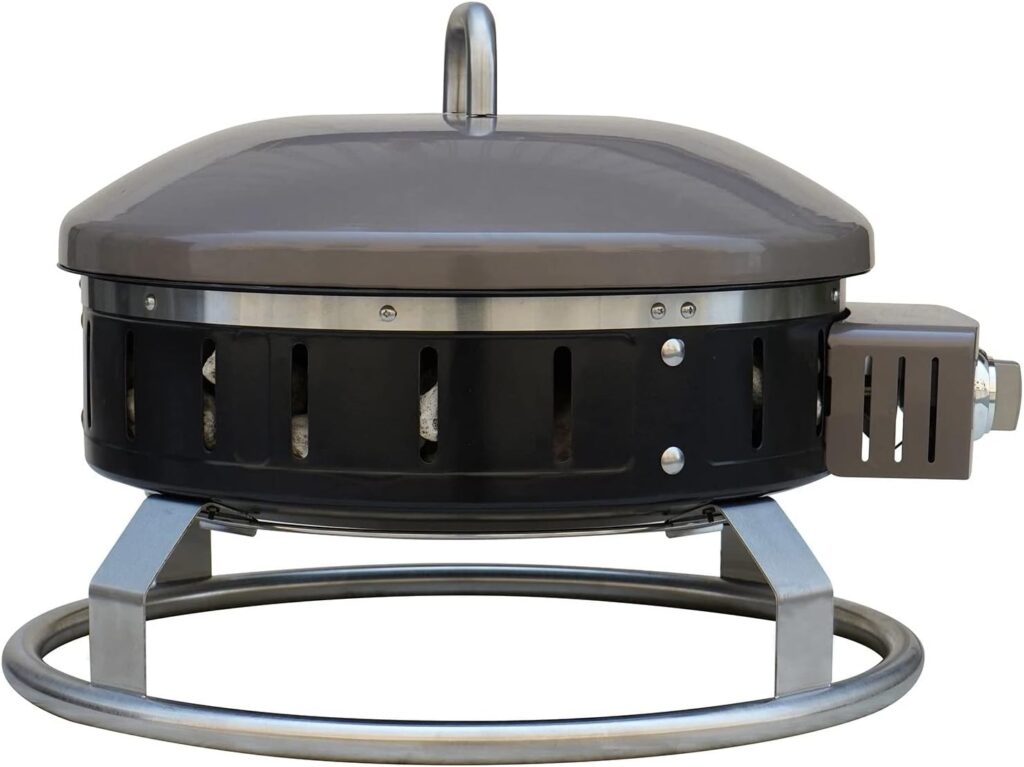 Bond Platinum Portable Gas Fire Pit 65,000 BTUs (Stones, Gas Hose, and Tank Seat Included)