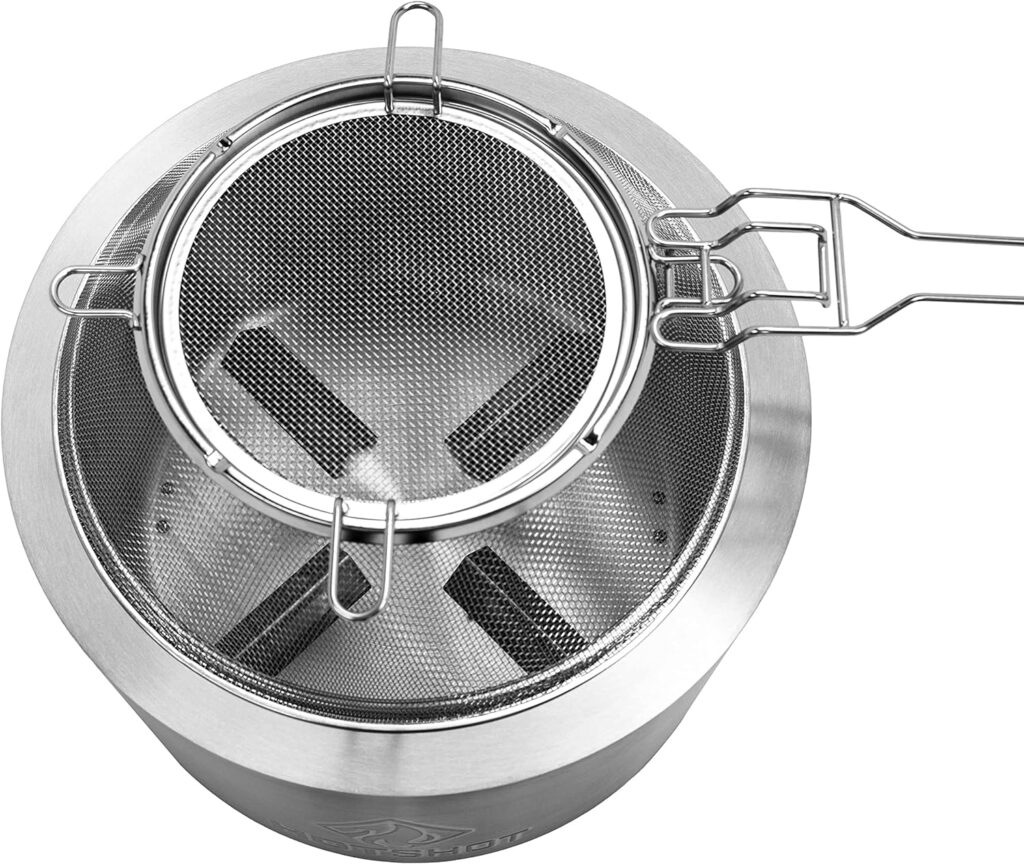 CRAFTSMAN 19.5 Spark Screen for Smokeless Fire Pit Stainless Steel Mesh Lid Outdoor Fire Safety for Backyard Bonfires