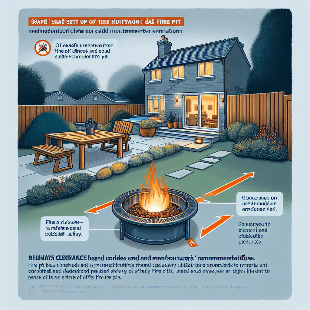 How Far Should A Gas Fire Pit Be From The House?