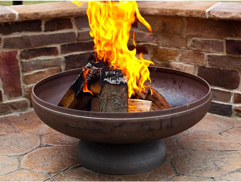 Ohio Flame - 24 Patriot Fire Pit (Made in USA) - Natural Steel Finish